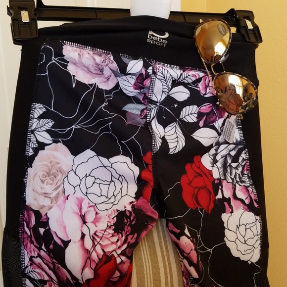 Bebe Sport caprice leggings, sz XS - Picture 3 of 6
